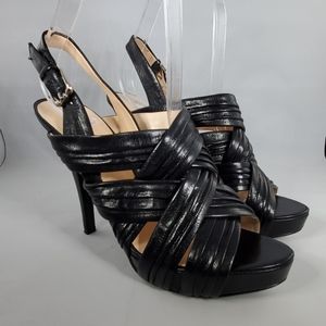 🇺🇸GUESS Black Strappy Platform Heels